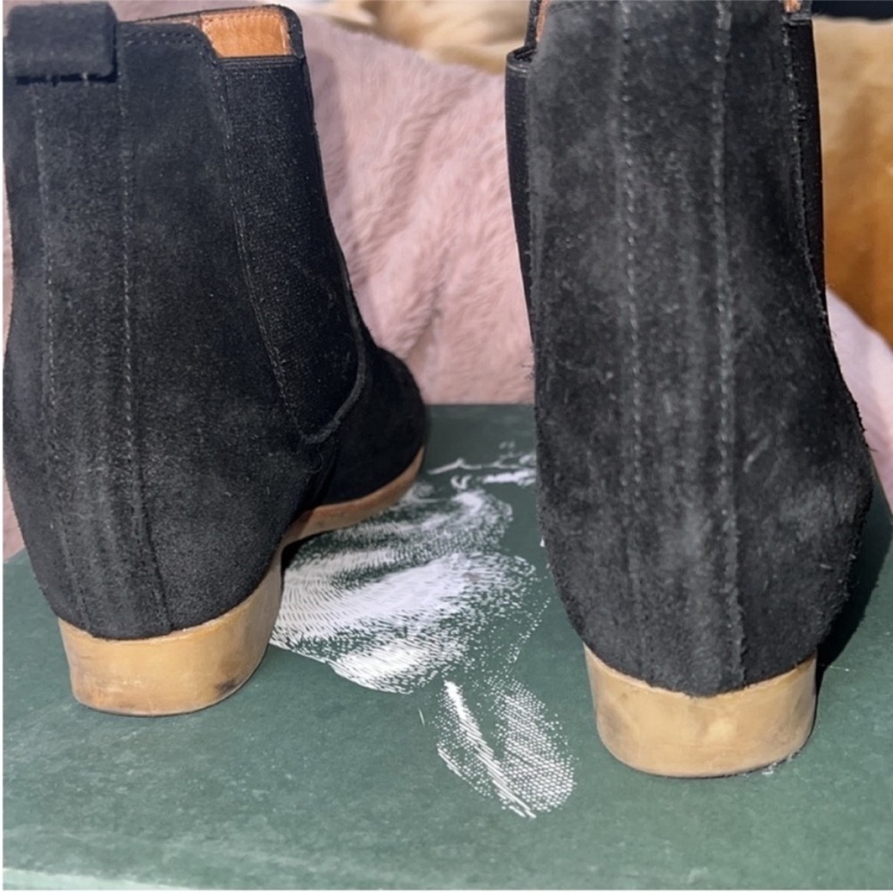 Roots | Women’s Size 36 (6) Black Suede Italian Wedge Booties - Picture 5 of 9